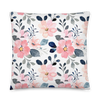 Watercolor Blossom Throw Pillow | Beautiful Floral Decor | Various Sizes