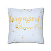 Stargazers Dream On Pillowcase | Decorative Throw Pillow Cover | Light Blue Color