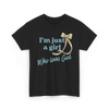 Just a Girl Who Loves God T-Shirt, Faith-Based Gift, Christian Tee