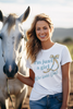 Just a Girl Who Loves God T-Shirt, Faith-Based Gift, Christian Tee