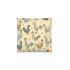 Farmhouse Rooster & Hen Throw Pillow | Cozy Country Decor | Various Sizes