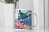 Underwater Marine Life Scene Ceramic Mug | Ocean Lover Gift