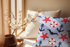 Nautical Anchors & Starfish Throw Pillow | Coastal Home Decor | Various Sizes