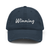 Winning - Distressed Baseball Cap (Various Colors)