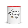 Home is Where My Dog Lives - Mug (Various Colors Inside)