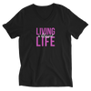 Living a Blessed Life - V-Neck T-Shirt