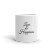 Love & Happiness - Mug (2 Sizes)