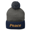 Peace - Pom-Pom Beanie (Various Colors)