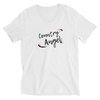 Country Angel - V-Neck T-Shirt