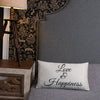 Love & Happiness - Pillow (Grey Color)