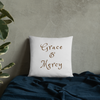 Grace & Mercy - Pillow (Grey Color)