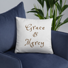 Grace & Mercy - Pillow (Grey Color)