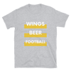 Wings, Beer, Football - T-Shirt (Various Colors)